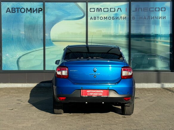 2019 Renault Logan Stepway II Рестайлинг, синий, 1020000 рублей - вид 5
