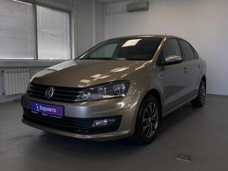 2018 Volkswagen Polo V Рестайлинг, бежевый, 1049000 рублей, вид 1