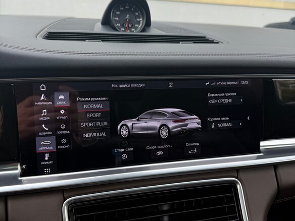 2020 Porsche Panamera 4 II, чёрный, 6850000 рублей - вид 14
