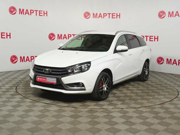 2018 Lada (ВАЗ) Vesta SW I, белый, 937000 рублей