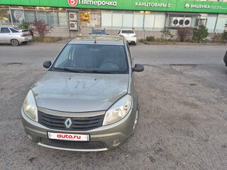 2011 Renault Sandero I, бежевый, 430000 рублей, вид 1