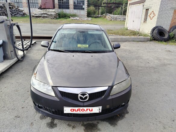 2006 Mazda 6 I (GG) Рестайлинг, серый, 235000 рублей - вид 1