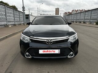 2016 Toyota Camry VII (XV50) Рестайлинг, чёрный, 2090000 рублей, вид 1