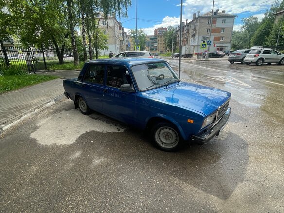 2010 Lada (ВАЗ) 2107, синий, 200000 рублей - вид 9