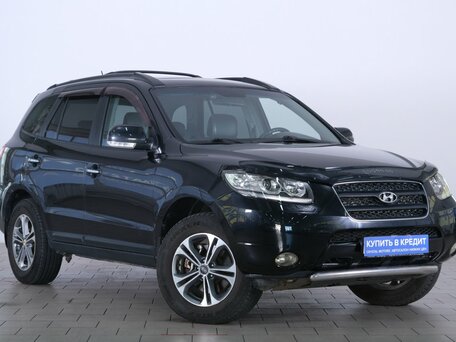 2008 Hyundai Santa Fe II, чёрный, 1099000 рублей, вид 1