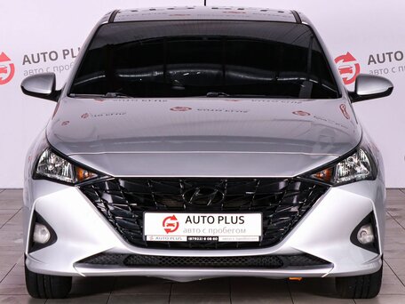 2021 Hyundai Solaris II Рестайлинг, серый, 1539000 рублей, вид 4