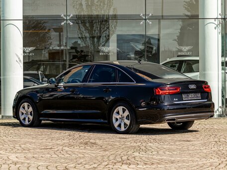 2015 Audi A6 IV (C7) Рестайлинг, чёрный, 1665000 рублей, вид 4