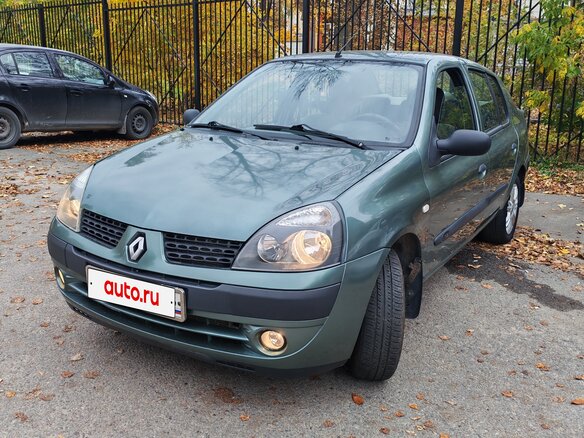 2005 Renault Symbol I Рестайлинг, серый, 290000 рублей