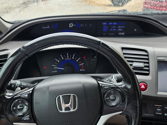 2012 Honda Civic IX, чёрный, 1250000 рублей - вид 9