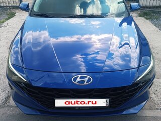 2020 Hyundai Elantra VII (CN7), синий, 1950000 рублей, вид 5
