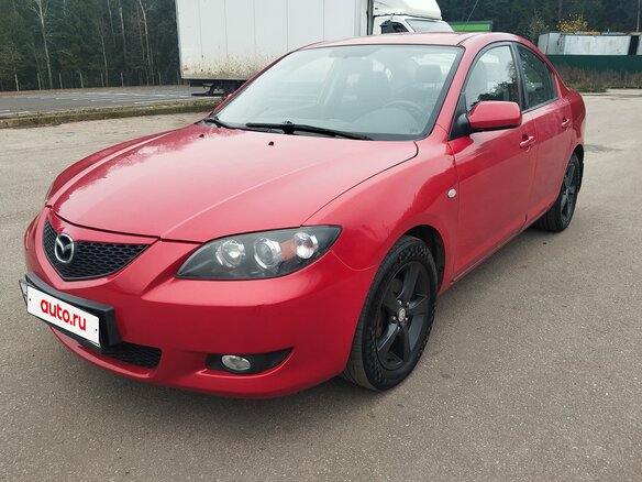 2004 Mazda 3 I (BK), красный, 515000 рублей - вид 5