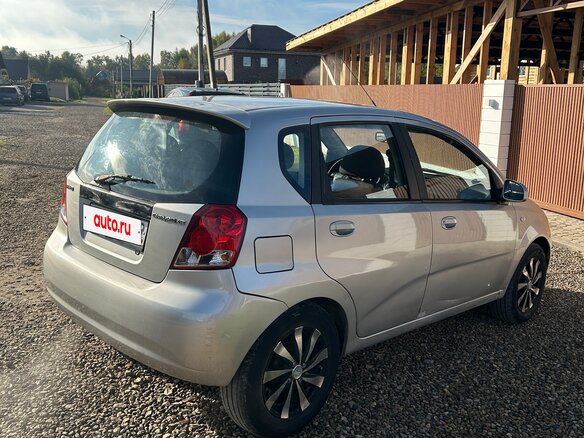 2007 Chevrolet Aveo I Рестайлинг, серебристый - вид 4