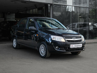 2013 Lada (ВАЗ) Granta I, чёрный, 410000 рублей, вид 3