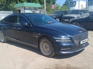 2021 Genesis G80 II, синий, 3060000 рублей, вид 3