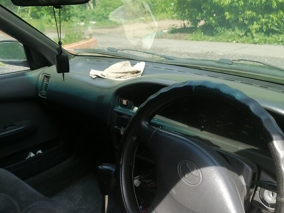 1994 Toyota Sprinter Carib II, зелёный, 90000 рублей - вид 4