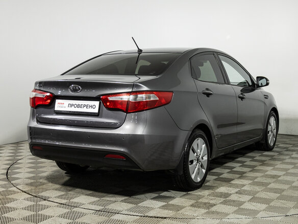 2012 Kia Rio 4-speed III, серый - вид 4