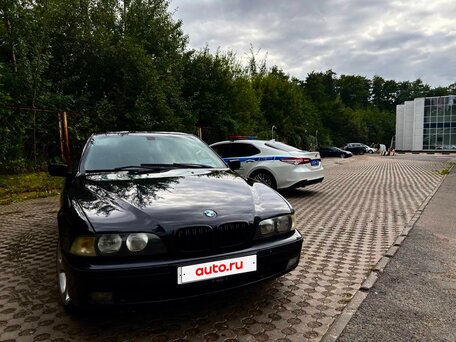 2000 BMW 5 серии 523i IV (E39), чёрный, 480000 рублей, вид 1