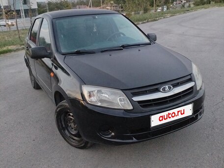 2012 Lada (ВАЗ) Granta I, чёрный, 350000 рублей, вид 3