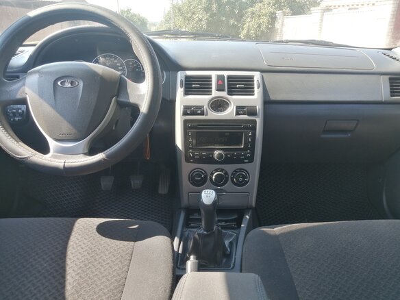 2013 Lada (ВАЗ) Priora I Рестайлинг, чёрный - вид 12