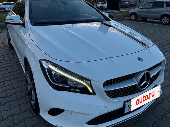 2018 Mercedes-Benz CLA 200 I (C117, X117) Рестайлинг, белый, 1850000 рублей - вид 2