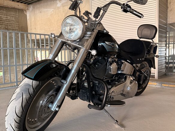 2007 Harley-Davidson Fat Boy, чёрный, 950000 рублей - вид 5