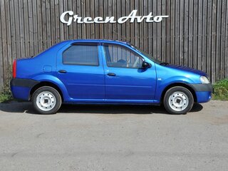 2009 Renault Logan I, синий, 240000 рублей, вид 4