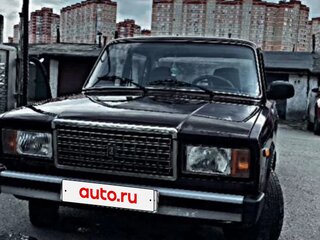 2008 Lada (ВАЗ) 2107, пурпурный, 150000 рублей, вид 1
