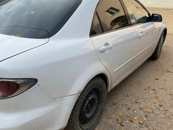 2003 Mazda 6 I (GG), белый, 350000 рублей - вид 5