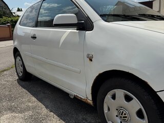 2002 Volkswagen Polo IV, белый, 185000 рублей, вид 2