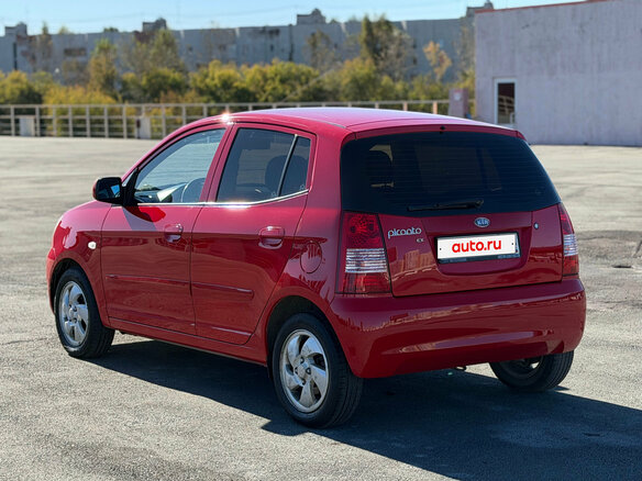 2007 Kia Picanto I Рестайлинг, красный, 460000 рублей - вид 7