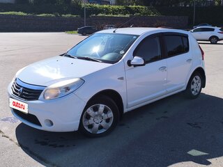 2012 Renault Sandero I, белый, 590000 рублей, вид 1