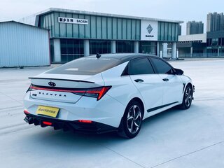 2022 Hyundai Elantra VII (CN7), белый, 1690000 рублей, вид 4