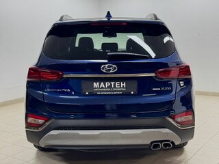 2019 Hyundai Santa Fe IV, синий, 3300000 рублей, вид 5