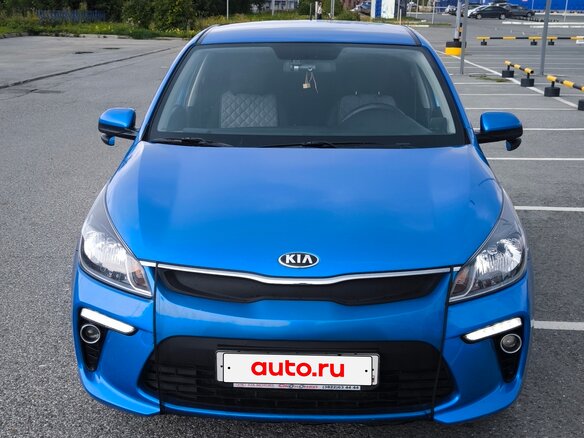 2017 Kia Rio IV, синий, 1300000 рублей