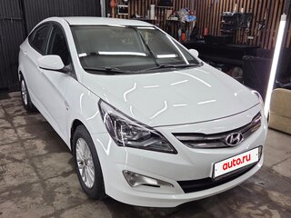 2016 Hyundai Solaris I Рестайлинг, белый, 1099900 рублей, вид 2
