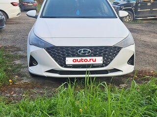 2021 Hyundai Solaris II Рестайлинг, белый, 1520000 рублей, вид 1