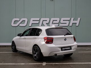2013 BMW 1 серии 116i II (F20/F21), белый, 1099000 рублей, вид 2