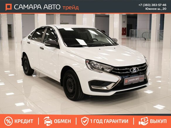 2024 Lada (ВАЗ) Vesta I Рестайлинг (NG), белый, 1102000 рублей - вид 2