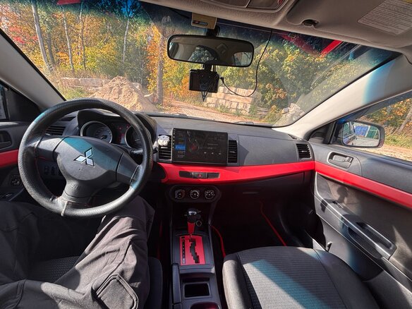 2008 Mitsubishi Lancer X, красный, 600000 рублей - вид 12
