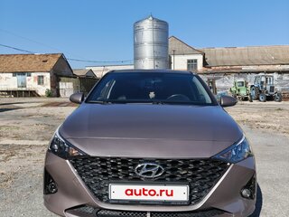2021 Hyundai Solaris II Рестайлинг, коричневый, 1650000 рублей, вид 3
