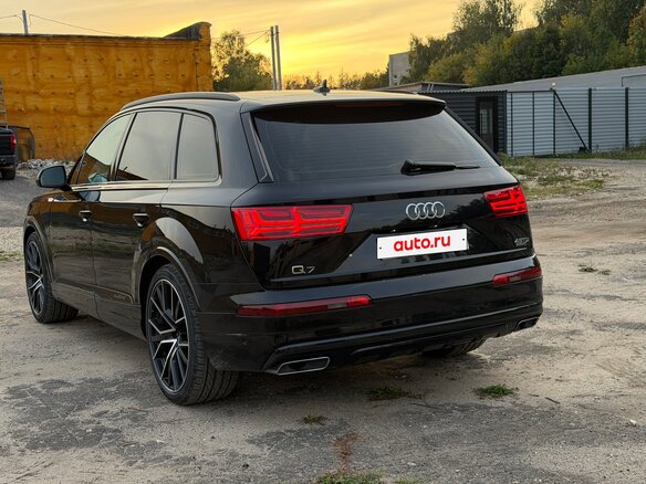2019 Audi Q7 II (4M), чёрный, 5100000 рублей - вид 5