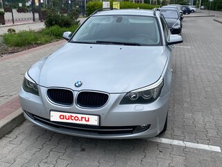 2010 BMW 5 серии 520d V (E60/E61) Рестайлинг, серебристый, 1470000 рублей, вид 2