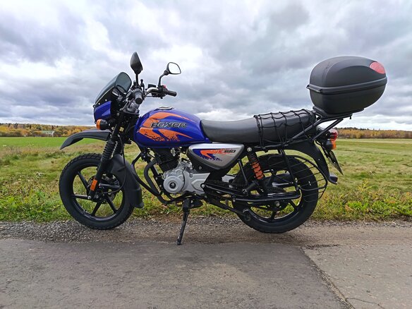 2025 Bajaj Boxer BM 150X, синий, 120000 рублей - вид 5