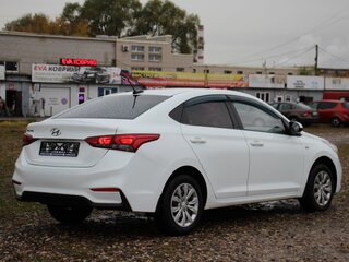2017 Hyundai Solaris II, белый, 1149000 рублей, вид 5