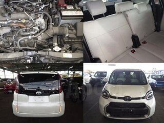 2023 Toyota Sienta III, белый, 1650000 рублей, вид 3