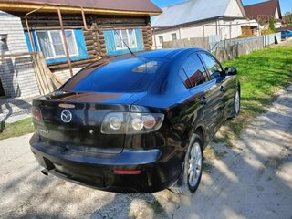 2008 Mazda 3 I (BK) Рестайлинг, чёрный, 470000 рублей, вид 3