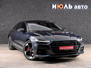 2018 Audi A7 55 TFSI II (4K), синий, 5200000 рублей, вид 3