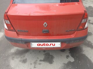 2005 Renault Symbol I Рестайлинг, красный, 280000 рублей, вид 4