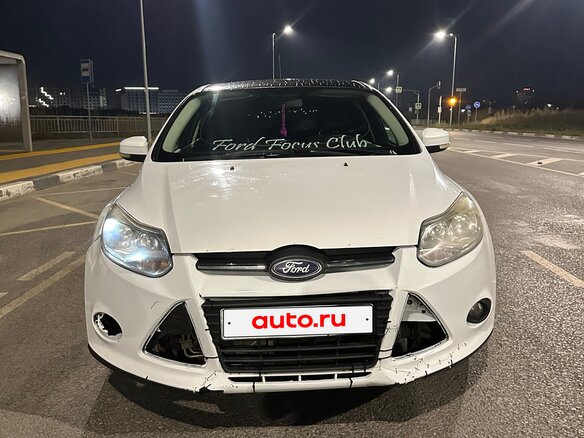 2014 Ford Focus III, белый, 400000 рублей - вид 1