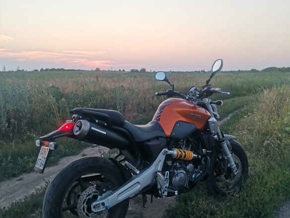 2008 Yamaha MT-03, оранжевый, 480000 рублей - вид 3